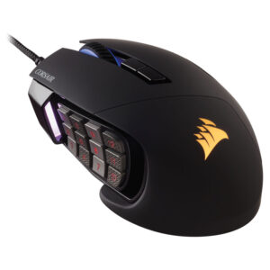 Corsair Scimitar RGB Elite žaidimų pelė, RGB - juodos spalvos