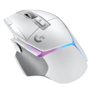 Logitech G502 X PLUS Žaidimų pelė - baltos spalvos