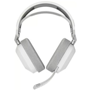 Corsair HS80 Max belaidės žaidimų ausinės - baltos spalvos - Image 2