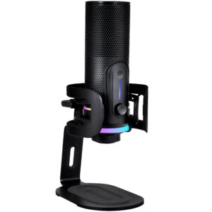 Streamplify MIC PRO USB mikrofonas RGB - juodos spalvos