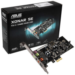 ASUS Xonar SE garso plokštė, 5.1 Channel Surround, PCI-E x1 - Image 1