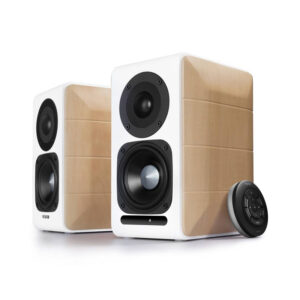Edifier S880DB Bluetooth bookshelf kolonėlės - baltos spalvos