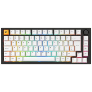 Glorious GMMK Pro Black Slate 75% TKL Keyboard - Pre built, ISO UK-Layout - juodos spalvos