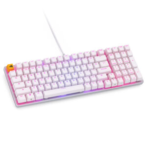 Glorious GMMK 2 Full-Size klaviatūra - Fox switches, US išdėstymas, baltos spalvos