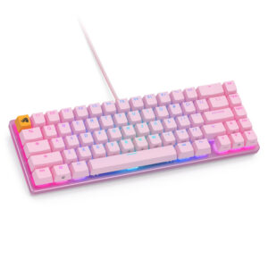 Glorious GMMK 2 Compact klaviatūra - Fox Switches, ANSI išdėstymas, rožinės spalvos