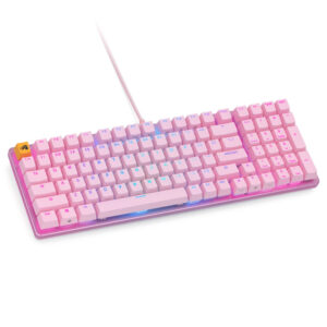 Glorious GMMK 2 Full-Size klaviatūra - Fox switches, ANSI išdėstymas, rožinės spalvos