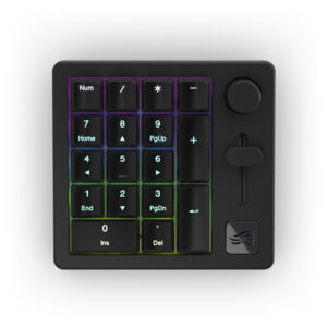Glorious GMMK belaidė skaičių klaviatūra- Fox Switches, juodos spalvos - Image 2