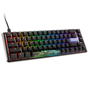 Ducky One 3 Classic Black/White SF žaidimų klaviatūra, RGB LED - MX-Speed-Silver US išdėstymas