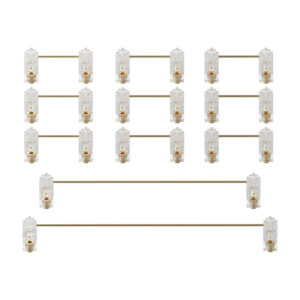 AKKO Screw-in Stabilizer - baltos spalvos
