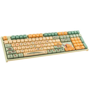 Ducky x Dimanche One 2 Pro žaidimų klaviatūra Peter Pan - Varmilo V2 Iris US išdėstymas