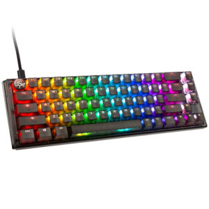 Ducky One 3 Aura Black SF žaidimų klaviatūra, RGB LED - MX-Red US išdėstymas
