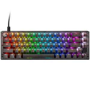 Ducky One 3 Aura Black SF žaidimų klaviatūra, RGB LED - MX-Red US išdėstymas - Image 2
