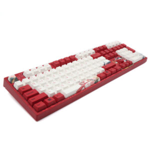 Varmilo VEA108 Koi žaidimų klaviatūra MX-Silent-Red, baltos spalvos LED - US išdėstymas