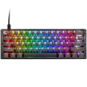 Ducky One 3 Aura Black Mini žaidimų klaviatūra, RGB LED - MX-Silent-Red US išdėstymas - Image 2