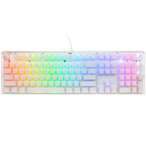 Ducky One 3 Aura White žaidimų klaviatūra RGB LED - MX-Brown US išdėstymas - Image 2