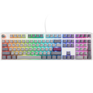 Ducky One 3 Mist Grey žaidimų klaviatūra, RGB LED - MX-Red US išdėstymas - Image 2