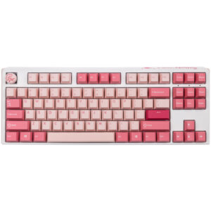 Ducky One 3 Gossamer TKL Pink žaidimų klaviatūra - MX-Black Clear Top US išdėstymas - Image 2