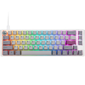 Ducky One 3 Mist Grey SF žaidimų klaviatūra, RGB LED - MX-Brown US išdėstymas - Image 2