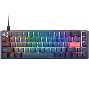 Ducky One 3 Cosmic Blue SF žaidimų klaviatūra, RGB LED - MX-Speed-Silver US išdėstymas - Image 2