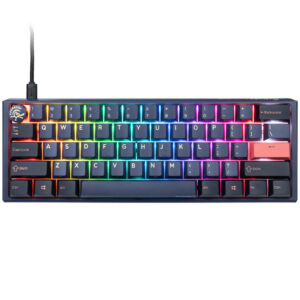 Ducky One 3 Cosmic Blue Mini žaidimų klaviatūra, RGB LED - MX-Blue US išdėstymas - Image 2