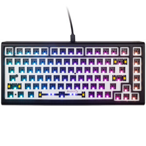 Ducky Tinker 75 Barebone žaidimų klaviatūra, RGB - juodos spalvos ANSI išdėstymas - Image 2