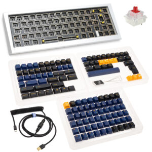 Ducky Outlaw 65 Gaming Keyboard, Barebone - Silver (ANSI išdėstymas)
