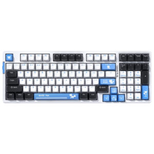 VGN V98 Pro žaidimų klaviatūra, Arctic Fox - Limited Edition US išdėstymas