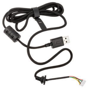 Endgame Gear XM1 Flex Cord 2.0 - juodos spalvos