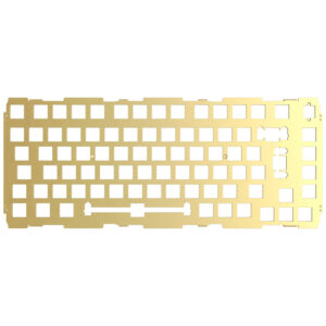 Glorious GMMK Pro 75% Switch Plate - Messing, ISO išdėstymas