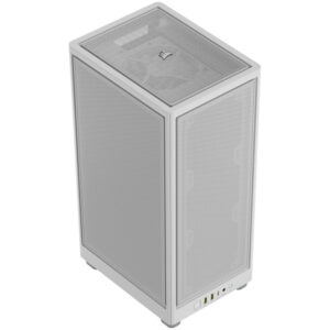 Corsair 2000D Airflow Mini-ITX kompiuterio korpusas - baltos spalvos - Image 2
