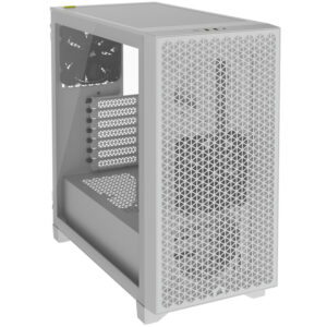 Corsair 3000D Airflow Tempered Glass Midi-Tower - baltos spalvos - Image 2