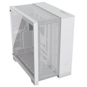 Corsair 6500D Airflow Midi-Tower, Tempered Glass - baltos spalvos - Image 2