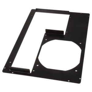 DimasTech PCI back panel Micro-ATX, 5 slots - graphite juodos spalvos