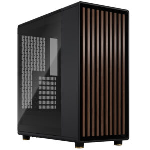 Fractal Design North Charcoal Black Tempered Glass Midi-Tower - juodos spalvos