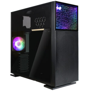 InWin N515 Midi-Tower Tempered Glass - juodos spalvos