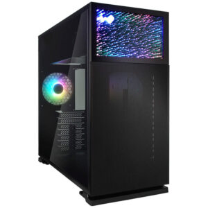 InWin N127 Midi-Tower Tempered Glass - juodos spalvos