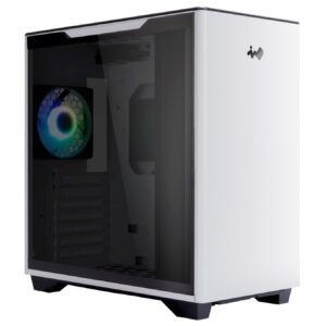 InWin A5 Midi-Tower Tempered Glass - baltos spalvos
