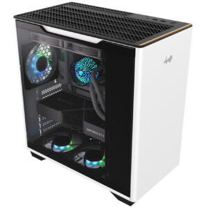 InWin A5 Midi-Tower Tempered Glass - baltos spalvos - Image 2