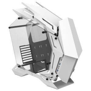 Jonsbo MOD3 Full Tower Showcase, Tempered Glass - baltos spalvos - Image 2