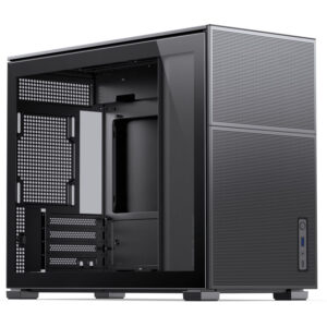 Jonsbo D31 MESH Micro-ATX kompiuterio korpusas, Tempered Glass - juodos spalvos