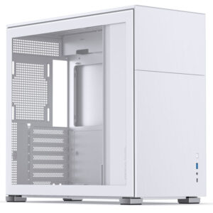 Jonsbo D41 ATX kompiuterio korpusas, Tempered Glass - baltos spalvos