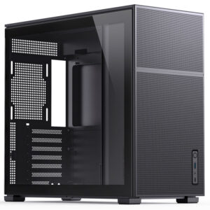 Jonsbo D41 MESH ATX kompiuterio korpusas, Tempered Glass - juodos spalvos