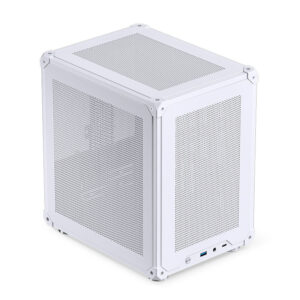 Jonsbo C6 Micro-ATX kompiuterio korpusas - baltos spalvos