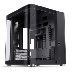 Jonsbo TK-1 2.0 Micro-ATX kompiuterio korpusas, Tempered Glass - juodos spalvos