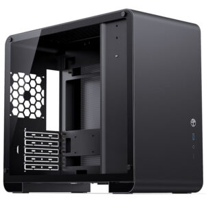 Jonsbo U4 Mini Micro-ATX-kompiuterio korpusas, Tempered Glass - juodos spalvos
