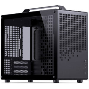 Jonsplus Z20 Micro-ATX kompiuterio korpusas, mit Tragegriff - juodos spalvos