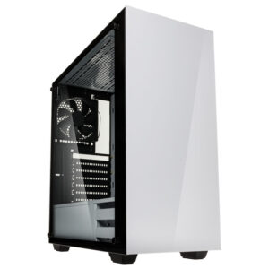 Kolink Stronghold Midi-Tower, Tempered Glass - baltos spalvos