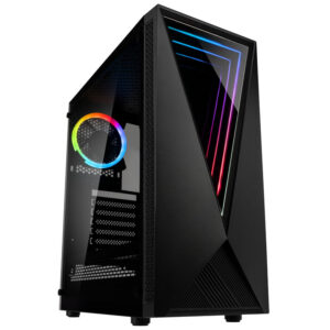 Kolink VOID RGB Mid Tower - juodos spalvos Window
