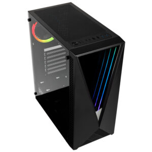 Kolink VOID RGB Mid Tower - juodos spalvos Window - Image 2