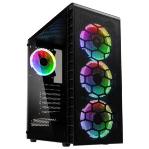 Kolink Observatory Lite Mesh RGB Mid Tower - juodos spalvos - Image 1